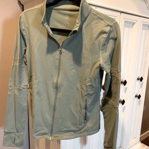 Buff Bunny Sage green athletic jacket
